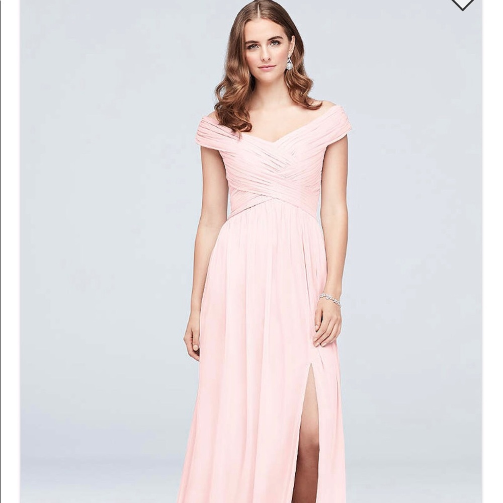 David Bridal dress F19951 Petal color